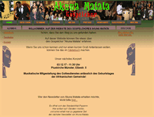 Tablet Screenshot of akuna-matata-gospelchor.de